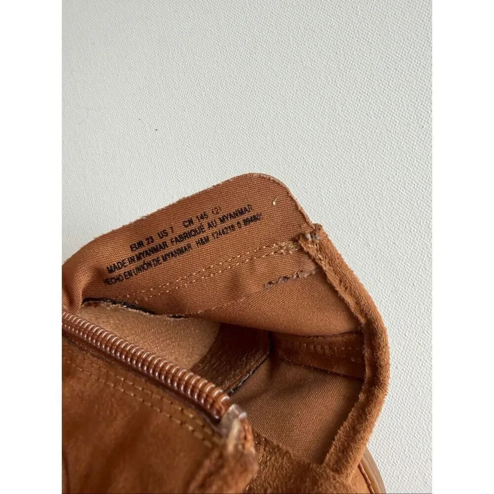 H&M Baby light brown Toddler boots size 7